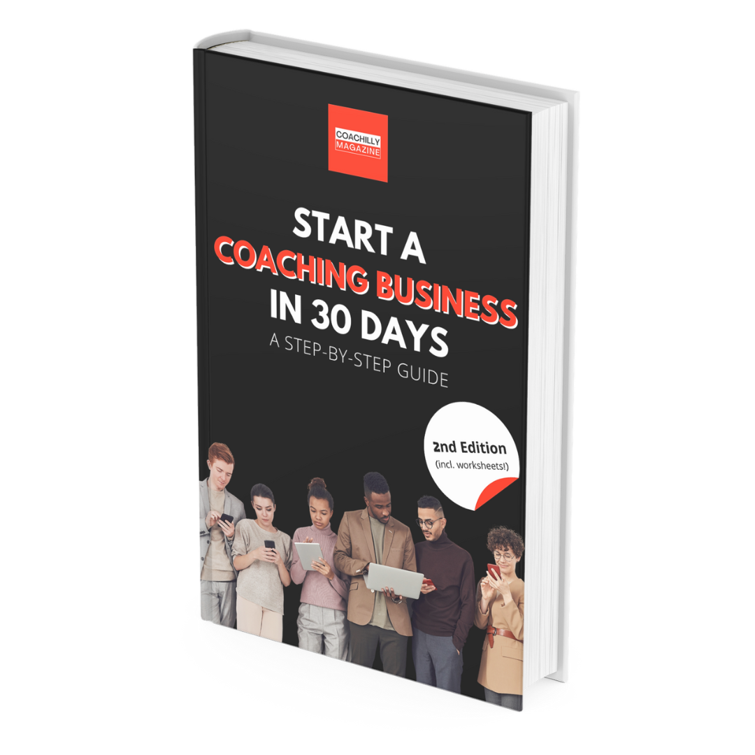 Start A Coaching Business in 30 Days - Book By Coachilly Magazine - clr view