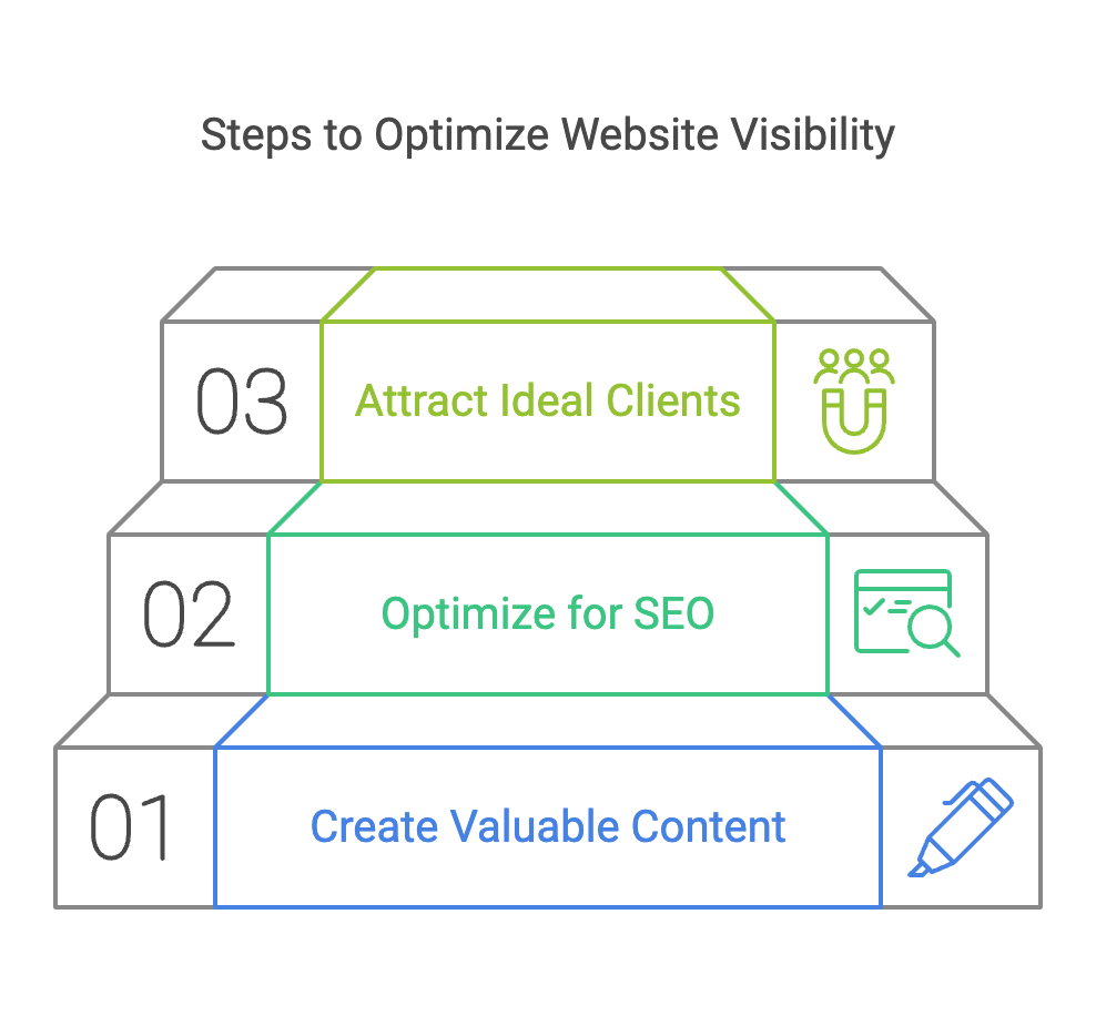 steps to optimize website visibility for Google seo