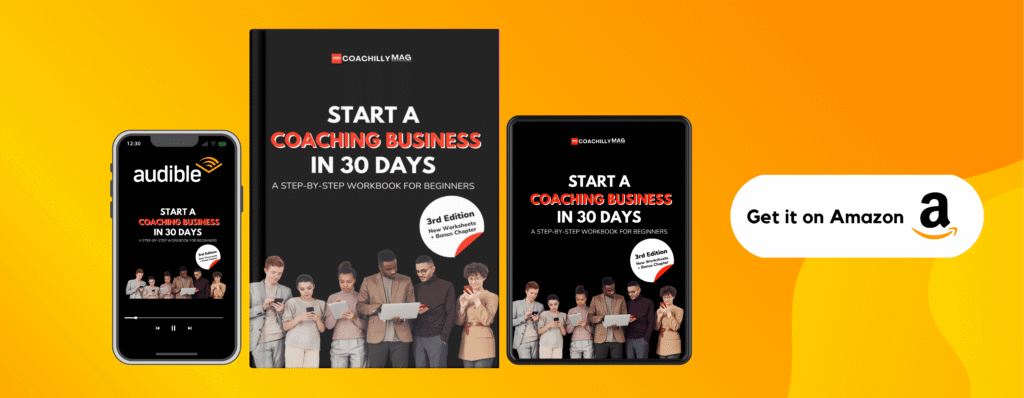 Banner audio kindle book Start a Coaching Business in 30 Days
