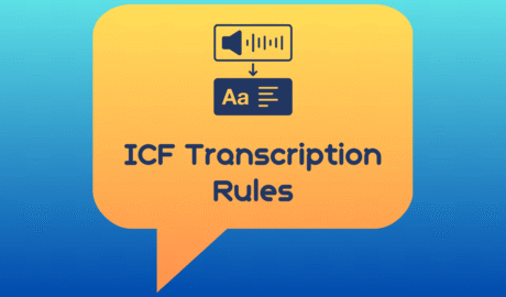 ICF Certification ICF Transcription Rules - decorative banner