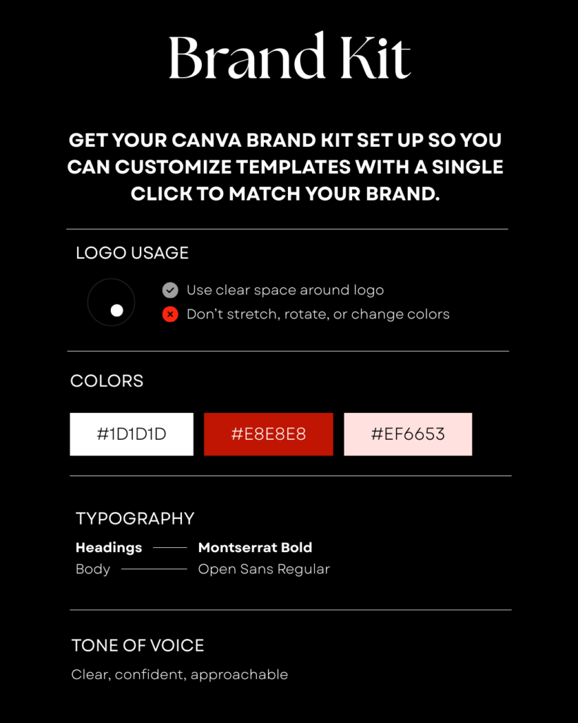 Coaching services - Website Design webdesign - Brand Kit