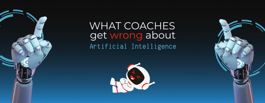 What coaches get wrong about AI -- article banner, decorative