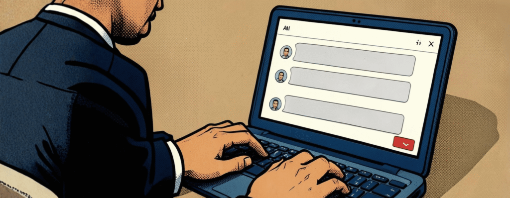 AI visibility for coaches content optimization - decorative banner illustration