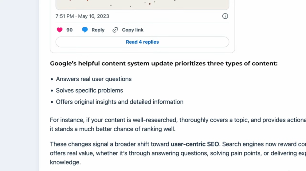 RankMath Before and After example for context for AI visibility for coaches - BEFORE